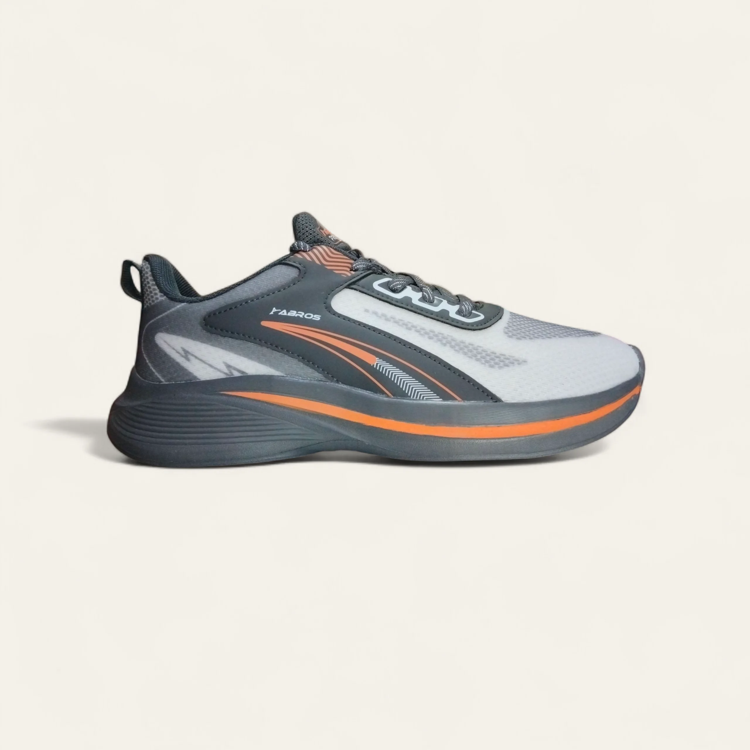 あらん Buy Abros Elan Off White/Grey - Men's Running Shoes