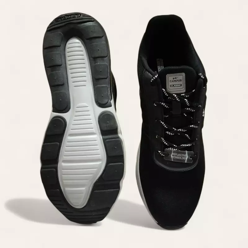 Campus Camp Star Black/Grey Plus Size - Men's Running Shoes Campus Camp Star Black/Grey Plus Size - Men's Running Shoes