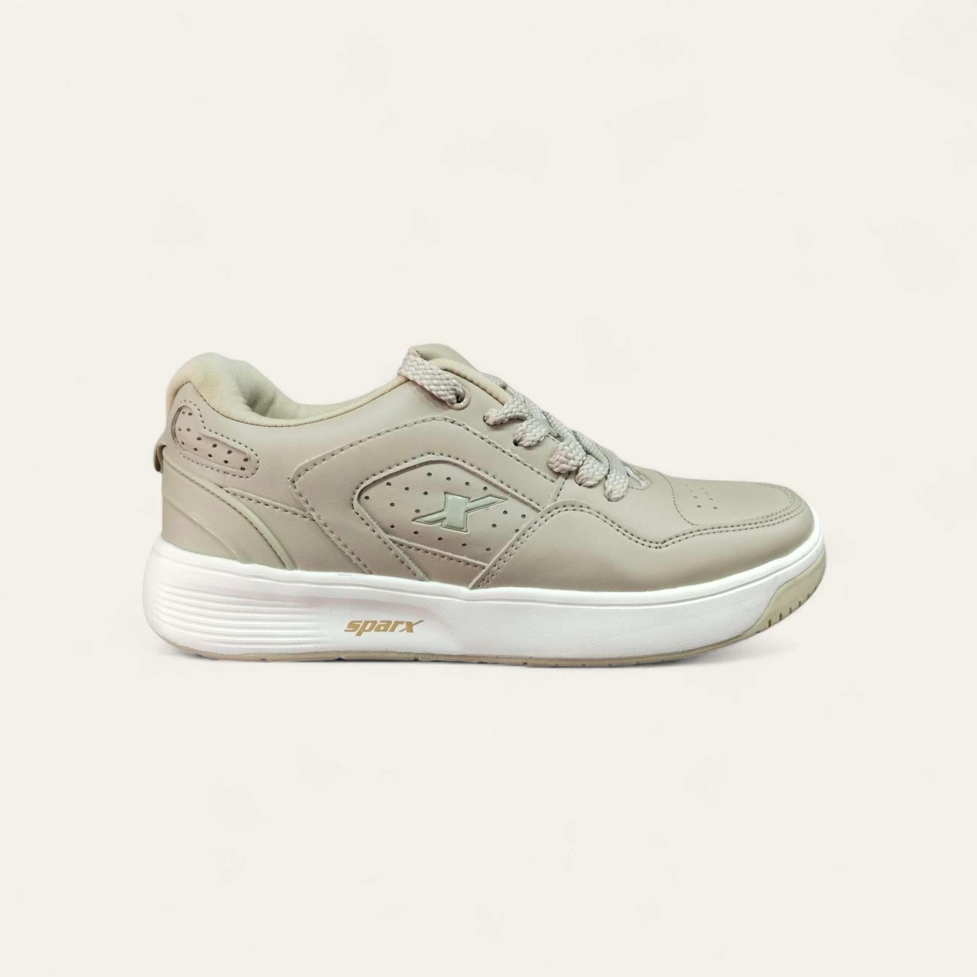 Sparx SM960 Ivory/Pearl White - Men's Casual Sneakers Sparx SM960 Ivory/Pearl White - Men's Casual Sneakers