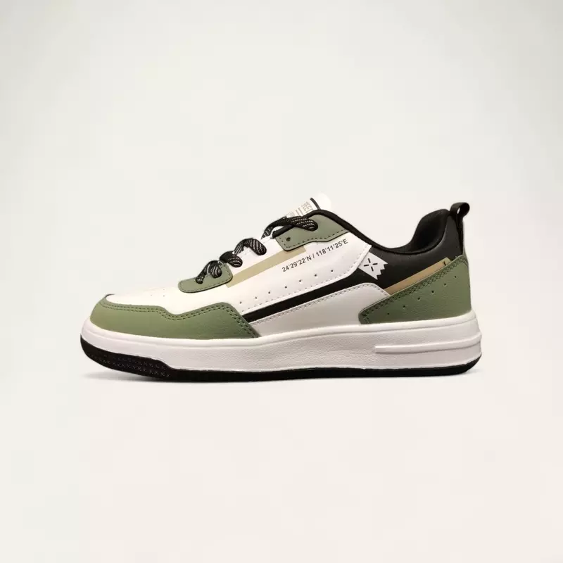Speed Safari White/Pista - Men's Casual Sneakers Speed Safari White/Pista - Men's Casual Sneakers