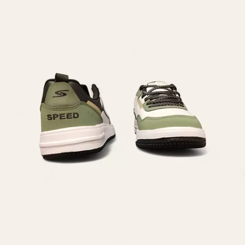 Speed Safari White/Pista - Men's Casual Sneakers Speed Safari White/Pista - Men's Casual Sneakers