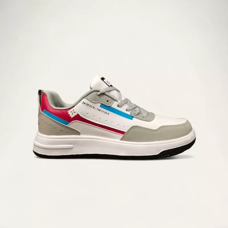 Speed Safari White/Red - Men's Casual Sneakers Speed Safari White/Red - Men's Casual Sneakers
