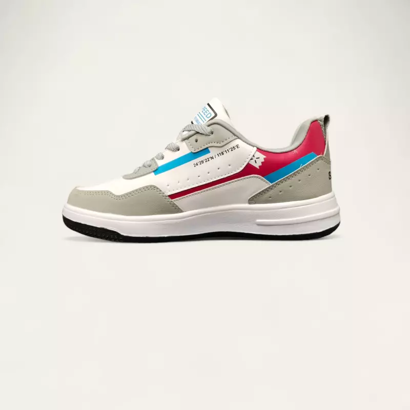 Speed Safari White/Red - Men's Casual Sneakers Speed Safari White/Red - Men's Casual Sneakers