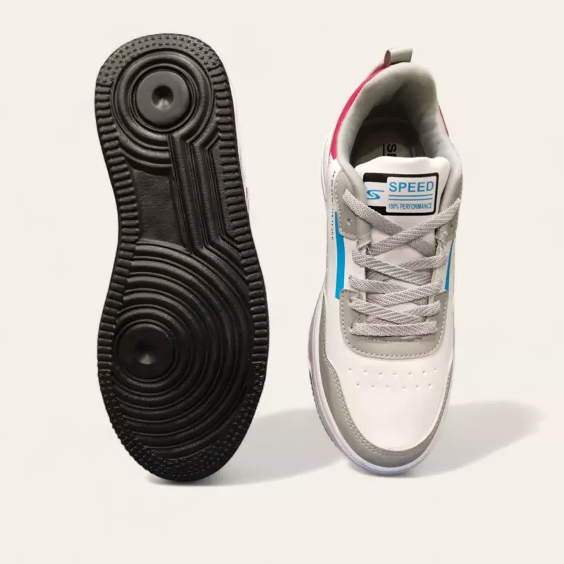 Speed Safari White/Red - Men's Casual Sneakers Speed Safari White/Red - Men's Casual Sneakers